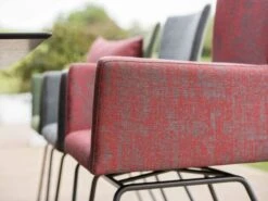 Artus VIP Sessel Edelstahl Anthrazit Mit Outdoorstoff Meliert -Gartenmöbel Verkäufe stern sessel artus vip anthrazit ambientebild 2 627x627