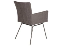 Artus VIP Sessel Edelstahl Anthrazit Mit Outdoorstoff Meliert -Gartenmöbel Verkäufe stern sessel artus vip anthrazit outdoorstoff dunkelgrau schiefergrau rueckansicht 627x627