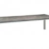 Doppel-Ausziehtisch Standard Alu Graphit 214-294x100cm -Gartenmöbel Verkäufe stern standard ausziehtisch aluminium graphit zement 627x627