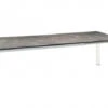 Doppel-Ausziehtisch Standard Alu Weiß 174-254x90cm -Gartenmöbel Verkäufe stern standard ausziehtisch aluminium weiss zement 627x627