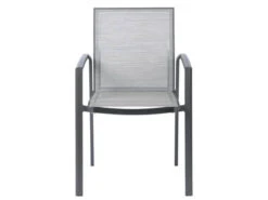 Stapelsessel Kari Alu Anthrazit Mit Textilenbezug Silber -Gartenmöbel Verkäufe stern stapelsessel kari anthrazit silber 3 627x627