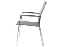 Stapelsessel Mika Edelstahl Textilenbezug Leinen Grau -Gartenmöbel Verkäufe stern stapelsessel mika 3 627x627