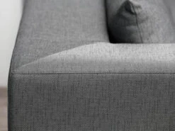 Taavi Recamiere Armlehne Links Outdoorstoff Seidenschwarz -Gartenmöbel Verkäufe stern taavi seidenschwarz detailbild 1 627x627 3