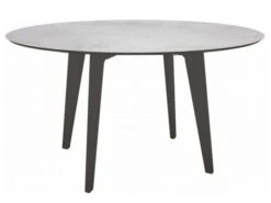 Gartentisch Ø134cm HPL Aluminium Anthrazit