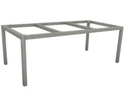 Gartentisch 200x100cm Alu Graphit Silverstar 2.0 Smoky -Gartenmöbel Verkäufe stern tischgestell 200x100cm aluminium graphit 627x627 1