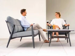 Vanda 3-Sitzer Sofa Anthrazit Mit Auflage Seidengrau -Gartenmöbel Verkäufe stern vanda lounge 3 sitzer sofa anthrazit seidengrau 416662 ambientebild 627x627