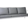 Vanda 3-Sitzer Sofa Weiß Mit Auflage Seidengrau -Gartenmöbel Verkäufe stern vanda lounge 3 sitzer sofa weiss seidengrau 416666 627x627