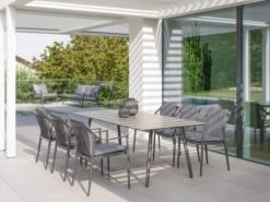 Vanda Sessel Anthrazit Mit Auflage Seidengrau -Gartenmöbel Verkäufe stern vanda sessel anthrazit seidengrau 416660 ambientebild 627x627