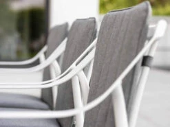 Vanda Sessel Weiß Mit Auflage Seidengrau -Gartenmöbel Verkäufe stern vanda sessel weiss seidengrau 416664 detailbild 4 627x627