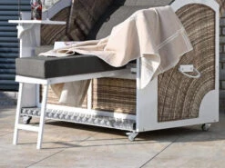 Strandkorb Zubehör Satz Doppel-Laufrollen -Gartenmöbel Verkäufe strandkorb doppel rollen ambientebild 627x627