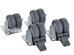 Strandkorb Zubehör Satz Doppel-Laufrollen