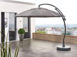 Gartenmöbel Verkäufe -Gartenmöbel Verkäufe sun garden easy sun ampelschirm 375cm rund anthrazit grau ambientebild 627x627