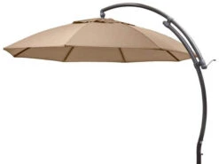 Ampelschirm Easy Sun Premium Ø375cm Anthrazit Taupe