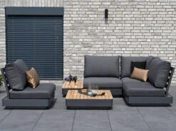Suns Copenhagen Lounge 1-Sitzer Sessel Modul Alu -Gartenmöbel Verkäufe suns aluminium loungemoebel copenhagen ambientebild loungeset 2 627x627