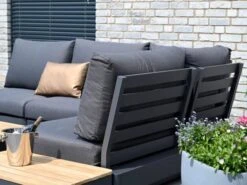 Suns Loungeset Copenhagen 6-teilig Alu-Teak -Gartenmöbel Verkäufe suns aluminium loungemoebel copenhagen detailbild 1 627x627 1