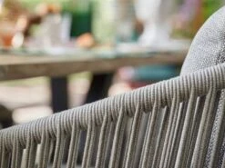 Suns Avero Dining Chair Alu Matt Royal Grey Rope Camel Sand -Gartenmöbel Verkäufe suns avero dining chair gartensessel matt royal grey ambientebild 2 627x627