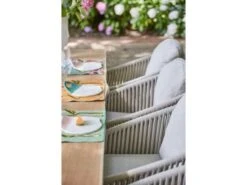 Suns Avero Dining Chair Alu Matt Royal Grey Rope Camel Sand -Gartenmöbel Verkäufe suns avero dining chair gartensessel matt royal grey ambientebild 3 627x627