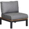 Suns Lounge Memphis Mittelmodul Alu Matt Royal Grey Teak -Gartenmöbel Verkäufe suns memphis lounge mittelmodul 1 sitzer alu teak matt royal grey sunproof 627x627
