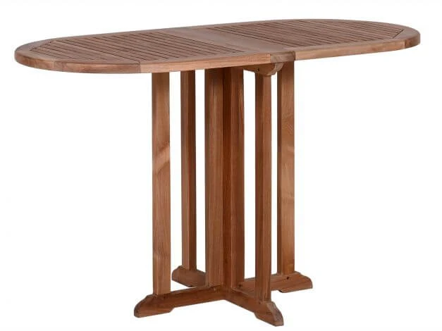 Teak Doppel-Klapptisch Balcony 120x60cm 3 Teak Doppel-Klapptisch Balcony 120x60cm