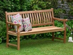 Teak Gartenbank Belmond 160cm -Gartenmöbel Verkäufe teak holz gartenbank belmond 160cm ambientebild 627x627