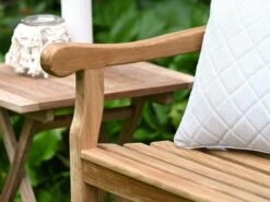 Teak Gartenbank Belmond 160cm -Gartenmöbel Verkäufe teak holz gartenbank belmond detailbild 1 627x627 1