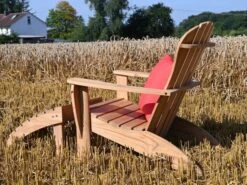 Teakholz Premium Adirondack Chair Milano -Gartenmöbel Verkäufe teakholz adirondack chair premium ambientebild 627x627