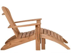 Teakholz Premium Adirondack Chair Milano -Gartenmöbel Verkäufe teakholz adirondack chair premium seitenansicht 627x627