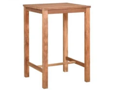 Teakholz Bartisch Stehtisch Tampere 80x80cm