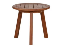 Teakholz Beistelltisch Aspen Rund Ø50cm