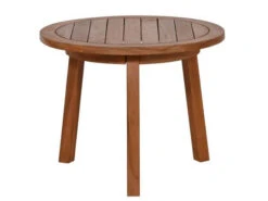 Teakholz Beistelltisch Aspen Rund Ø60cm