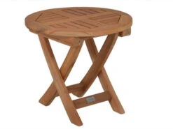 Teakholz Beistelltisch San Francisco Ø50cm