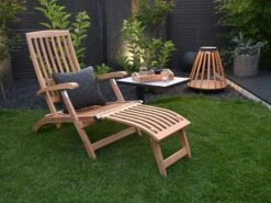 Teakholz Deckchair Milano Premium 15 Teakholz Deckchair Milano Premium -Gartenmöbel Verkäufe teakholz deckchair deck chair milano liege ambientebild 627x627