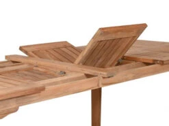 Teakholz Doppel-Ausziehtisch Milano Premium 200/250/300x100cm -Gartenmöbel Verkäufe teakholz doppel ausziehtisch milano premium hochwertig detailbild 2 627x627