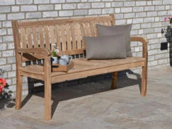 Teakholzbank Beaufort 3-Sitzer 150cm 11 Teakholzbank Beaufort 3-Sitzer 150cm -Gartenmöbel Verkäufe teakholz gartenbank beaufort 150cm 3 sitzer ambientebild 3 627x627