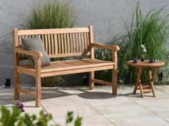 Gartenbank Lexington Teak 2-Sitzer 130cm -Gartenmöbel Verkäufe teakholz gartenbank lexington ambientebild 627x627