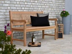 Gartenbank Lexington Teak 3-Sitzer 150cm 7 Gartenbank Lexington Teak 3-Sitzer 150cm -Gartenmöbel Verkäufe teakholz gartenbank lexington dreisitzer 3 sitzer ambientebild 627x627