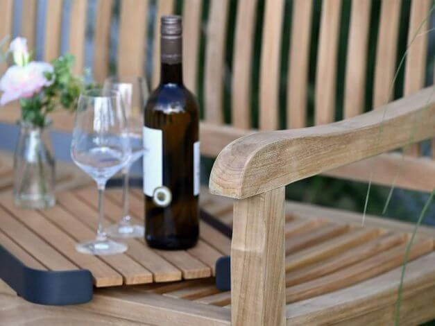 Gartenbank Lexington Teak 4-Sitzer 180cm 6 Gartenbank Lexington Teak 4-Sitzer 180cm – Bild 4