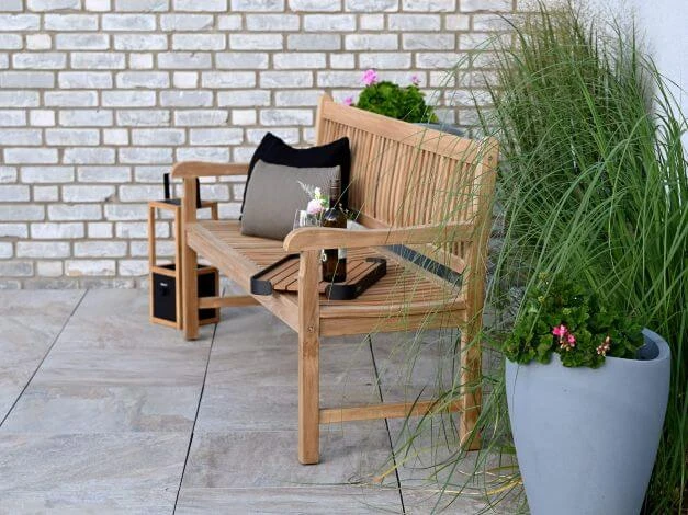 Gartenbank Lexington Teak 4-Sitzer 180cm 7 Gartenbank Lexington Teak 4-Sitzer 180cm – Bild 5