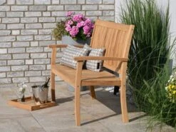 Outdoor Kissen Zierkissen Sunproof® Pied De Poule -Gartenmöbel Verkäufe teakholz gartenbank milano premium 2 sitzer ambientebild 1 627x627 1