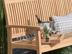 Teakholz Gartenbank Milano Premium 154cm 3-Sitzer 12 Teakholz Gartenbank Milano Premium 154cm 3-Sitzer -Gartenmöbel Verkäufe teakholz gartenbank milano premium 3 sitzer ambientebild 2 627x627