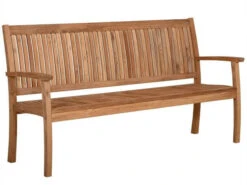 Teakholz Gartenbank Milano Premium 184cm 4-Sitzer
