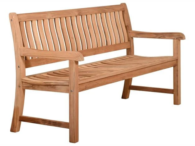 Teakholz Gartenbank Napa 160cm 3-Sitzer 4 Teakholz Gartenbank Napa 160cm 3-Sitzer – Bild 2