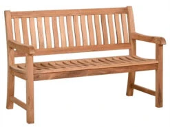 Teakholz Gartenbank Napa 130cm 2-Sitzer