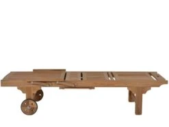 Teakholz Gartenliege San Francisco -Gartenmöbel Verkäufe teakholz gartenliege san francisco seitenansicht 627x627