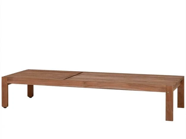 Teakholz Gartenliege Rollenliege Java Deluxe 6 Teakholz Gartenliege Rollenliege Java Deluxe – Bild 4