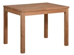 Teakholz Gartentisch Ausziehbar Leeds 100/140x80cm