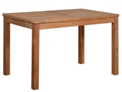 Teakholz Gartentisch Ausziehbar Leeds 120/170x80cm