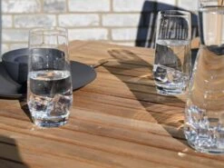 Teakholz Fixtisch San Francisco 90x90cm -Gartenmöbel Verkäufe teakholz gartentisch fixtisch san francisco 90x90cm quadratisch ambientebild 1 627x627