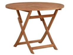 Teakholz Klapptisch Rund Hampton Ø100cm