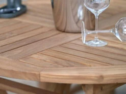 Teakholz Klapptisch Rund Hampton Ø90cm -Gartenmöbel Verkäufe teakholz gartentisch klappbar hampton 90cm detailbild 1 627x627